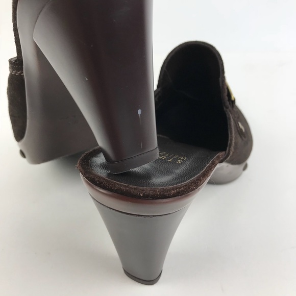 Stuart Weitzman Mules Clogs Round Toe - Picture 6 of 7